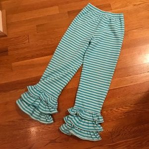 Kelly’s Kids Size 8 Girls Ruffled Pants
